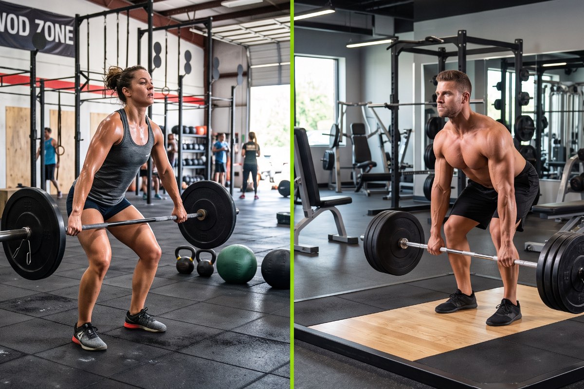 Piso para CrossFit vs. piso para musculación