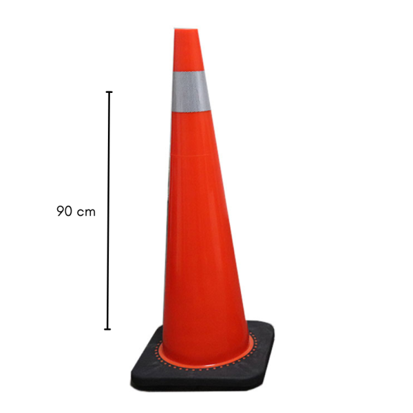 Cono vial 90 cm