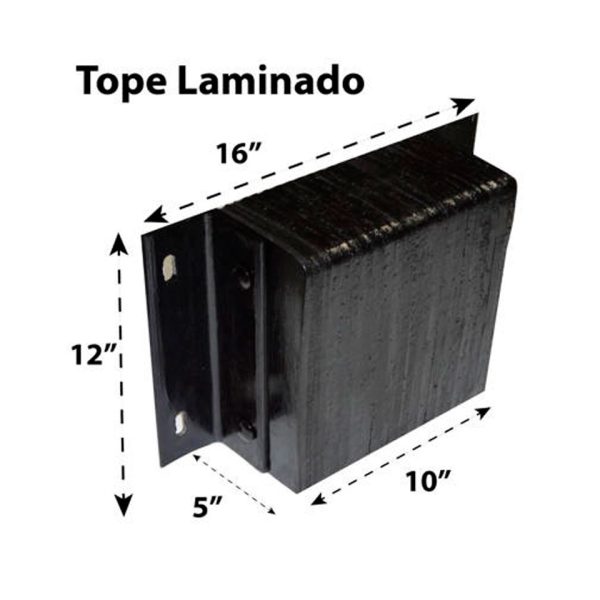 Tope Laminado protector para andén de carga