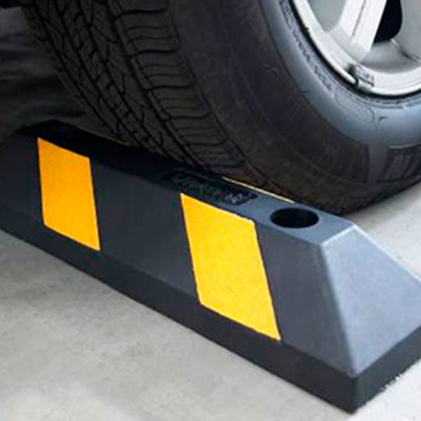 Topes reductores de estacionamiento para autobuses