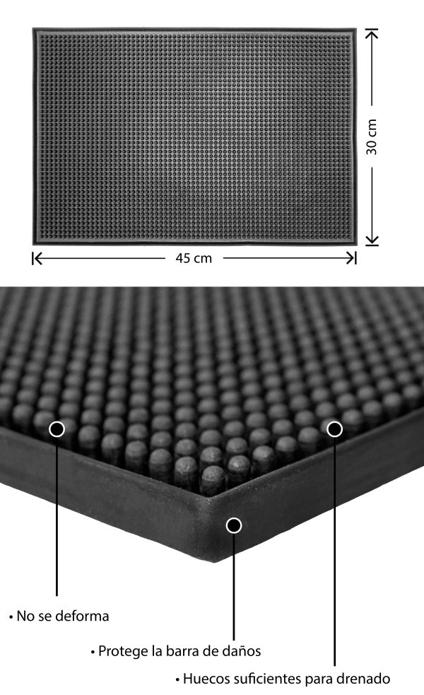 Bar Mats - Tapetes para Bar 30 cm x 45 cm - Imagen 10