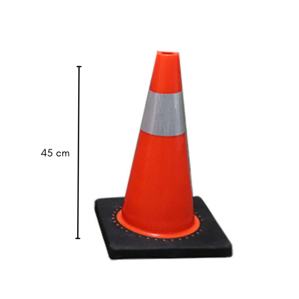Cono vial 45 cm