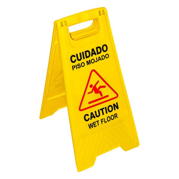 Señal piso mojado