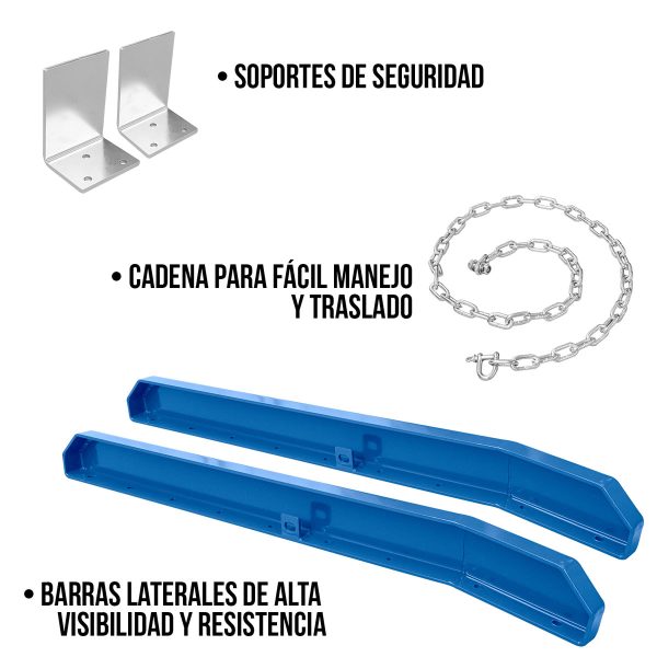Rampa Aluminio Montacargas 152cm x 122cm - Imagen 7