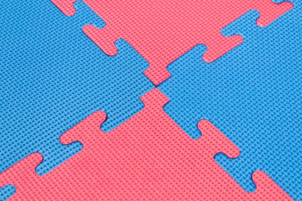 Tatami taekwondo grosor 2.5 cm bicolor - Imagen 11