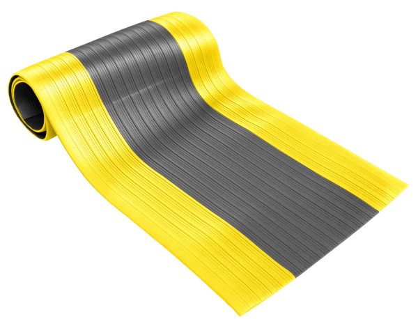 Tapete de seguridad negro con amarillo - Imagen 4