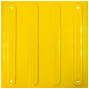 Guías podotáctiles para exterior plastico ABS