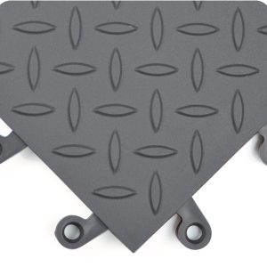 ErgoDeck Max Piso Antifatiga Diamantado Modular Gris 590