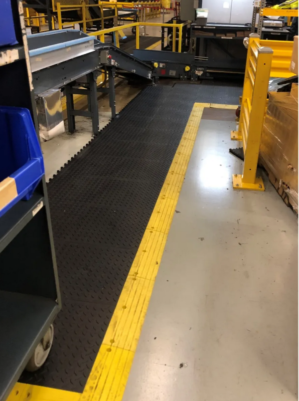 ErgoDeck Max Piso Antifatiga Diamantado Modular Gris 590 - Imagen 6