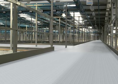 Piso tachón rollo antiderrapante