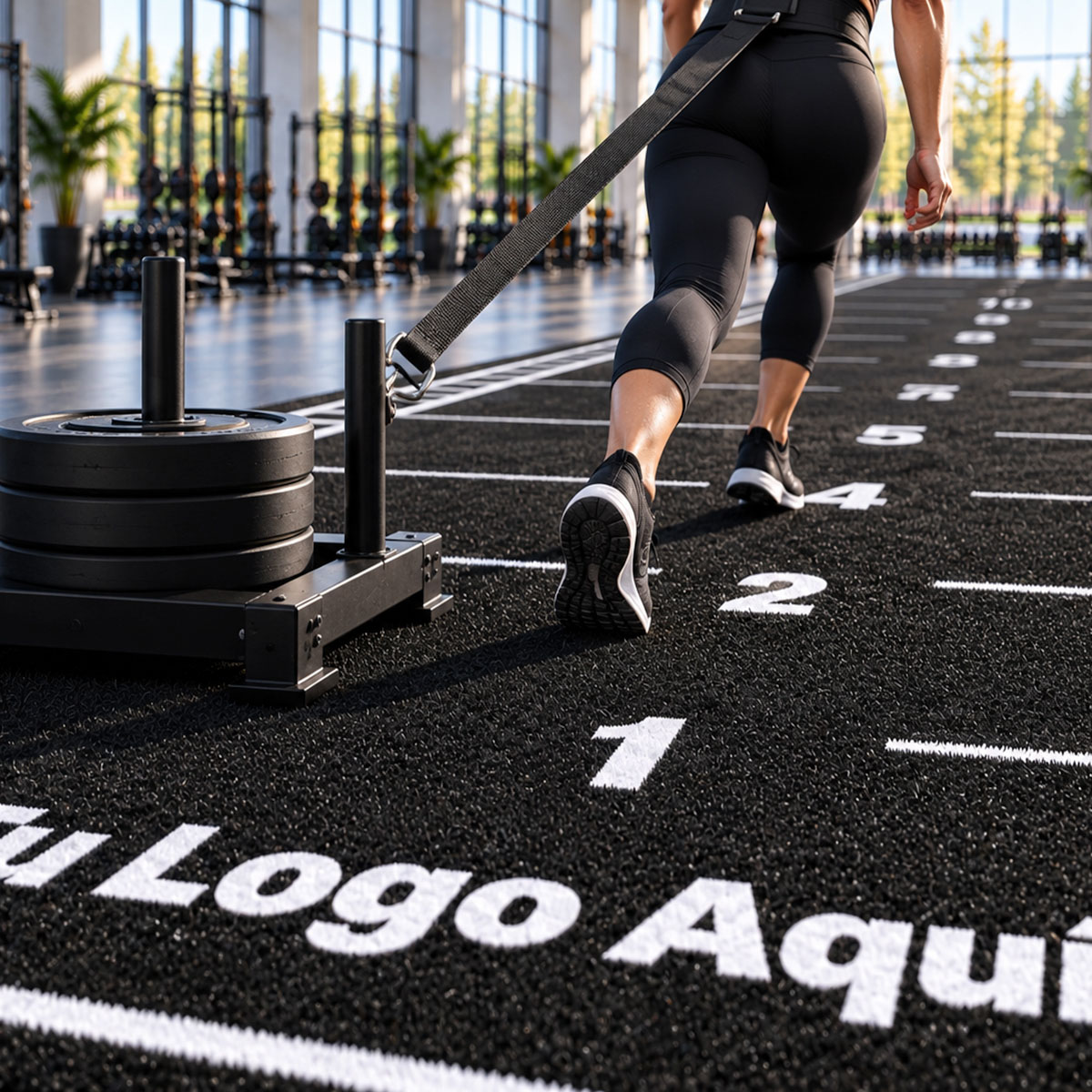 Pasto Negro para Gimnasio y Entrenamiento Funcional