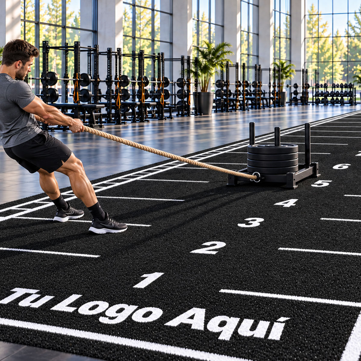 Pasto Negro para Gimnasio y Entrenamiento Funcional - Imagen 2